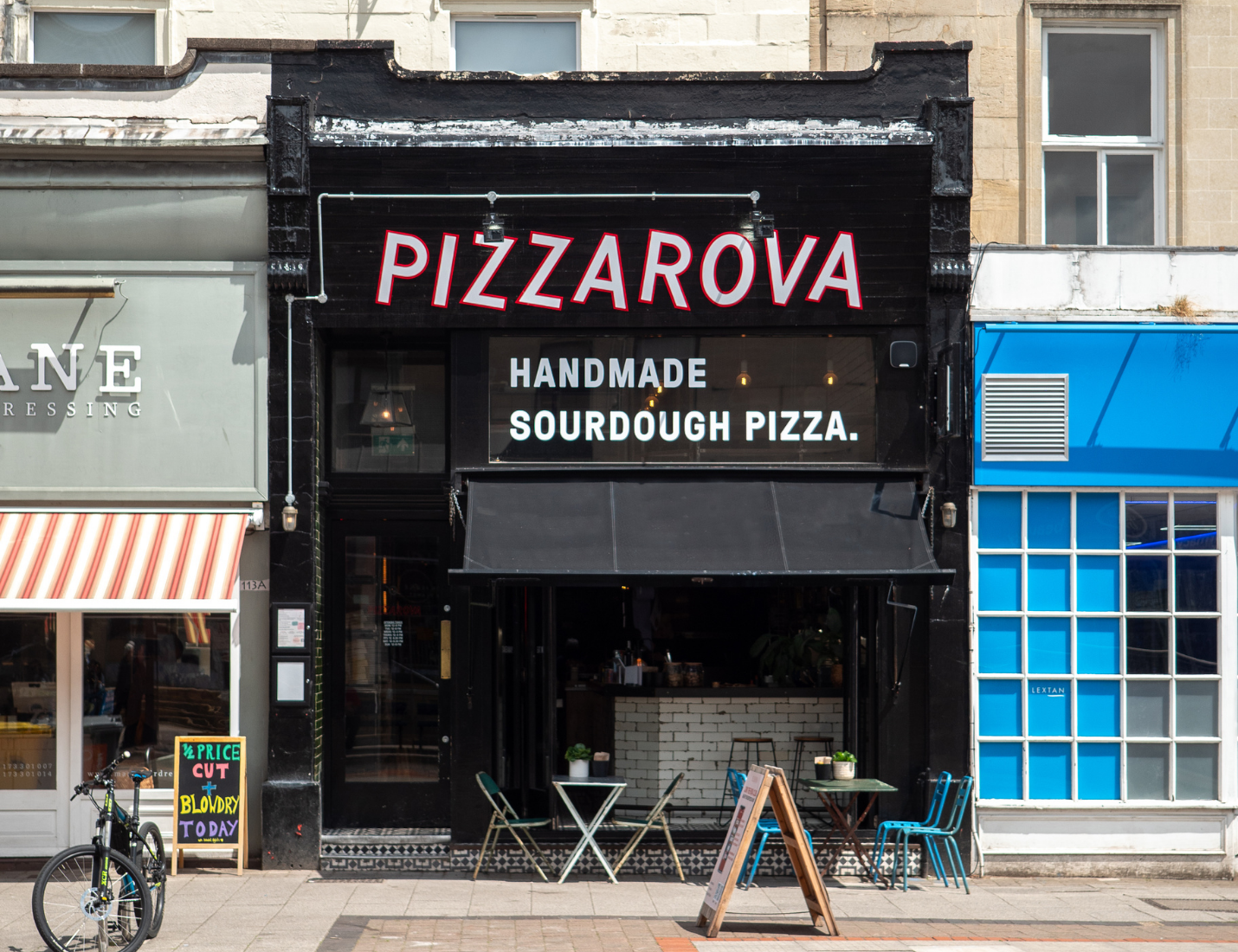 Exterior of Pizzarova Wapping Wharf Bristol Location